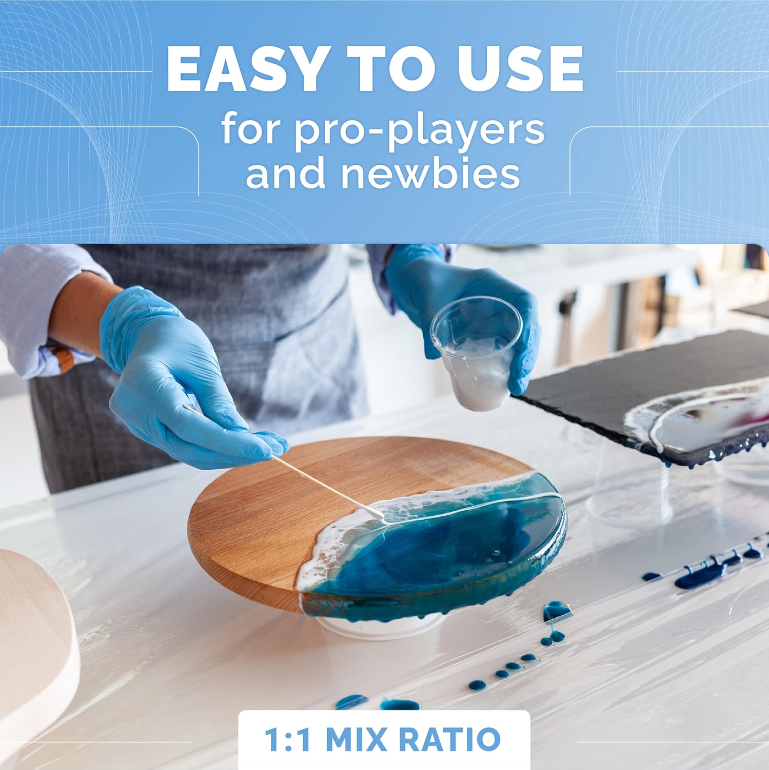 32OZ Clear Epoxy Resin Kit, No - Resin Jewelry Kit review and price