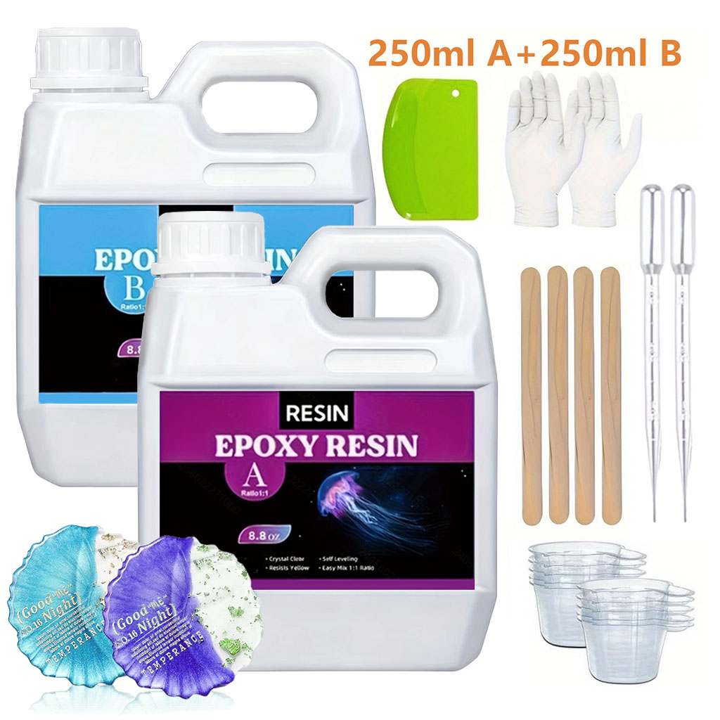 125ml/250ml Crystal Clear Cast - Resin Jewelry Kit review and price