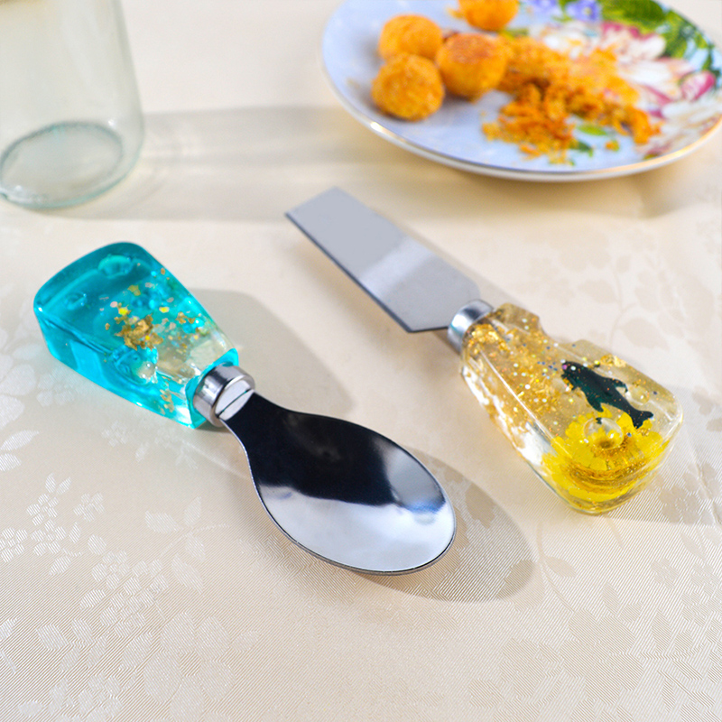 DM379 Knife And Fork Handle Re - Flower Preservation Resin review and price