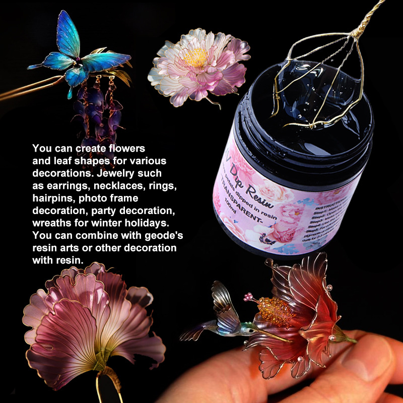 UV DIP Resin Glue UV Flower-Ma - Flower Preservation Resin review and price
