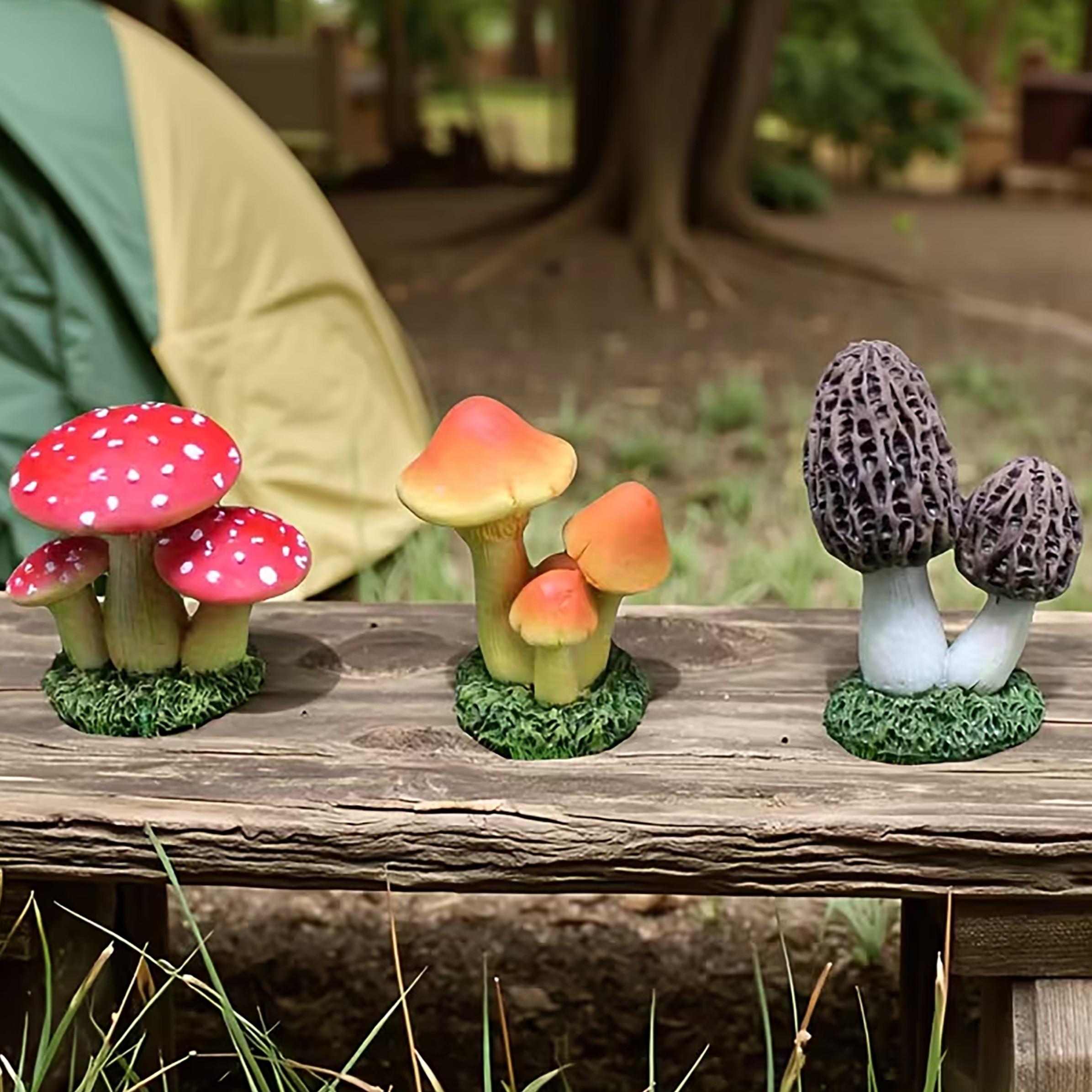 1 Set of 3pcs Artificial Mushr - Terrarium Moss Art review and price
