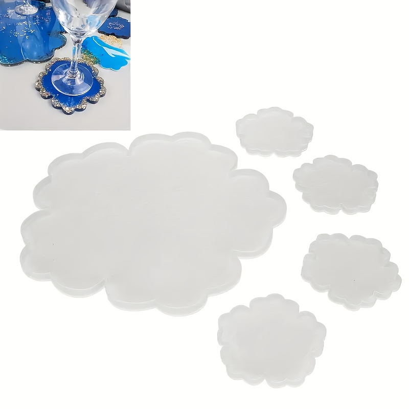 5pcs Mirror Large Flower Small - Flower Preservation Resin review and price