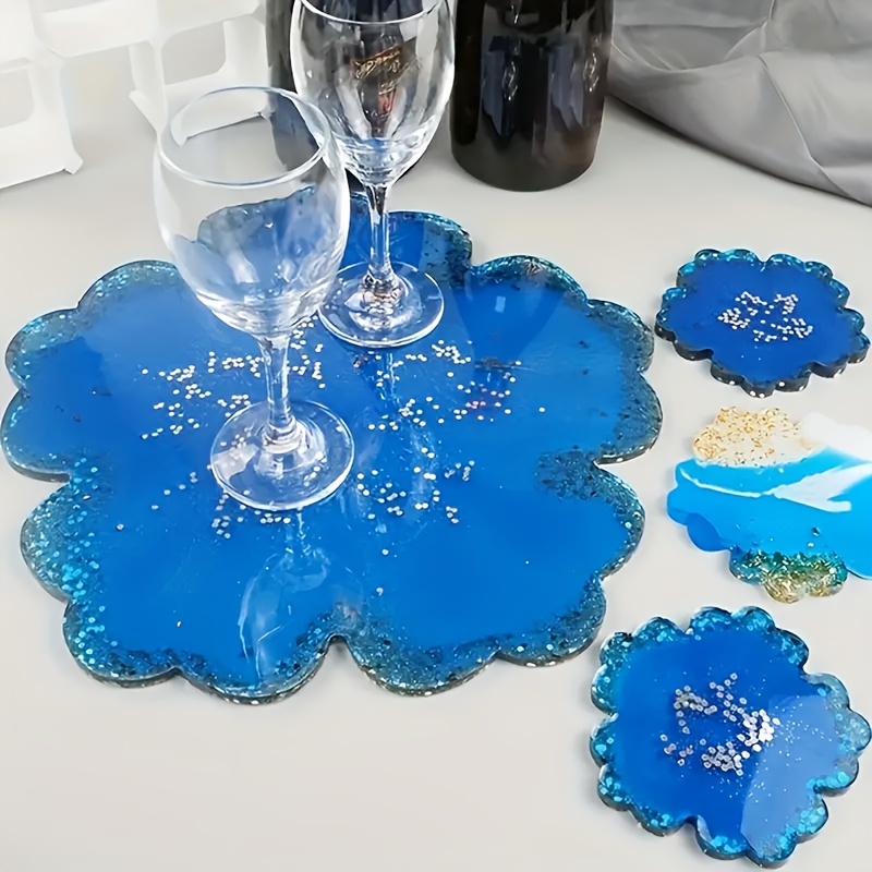 5pcs Mirror Large Flower Small - Flower Preservation Resin review and price