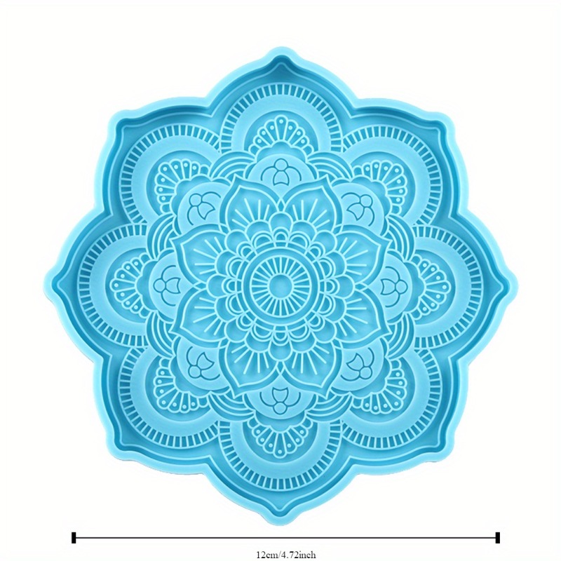 Mandala Coaster Silicone Mold  - Resin Craft Ideas review and price